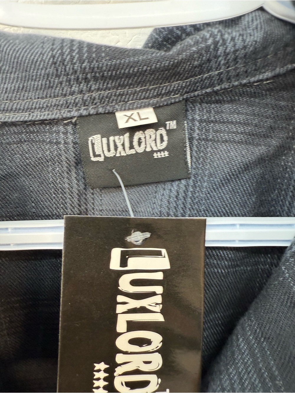 Luxlord Black Plaid vvs Button-Up Shirt - Picture 4 of 4